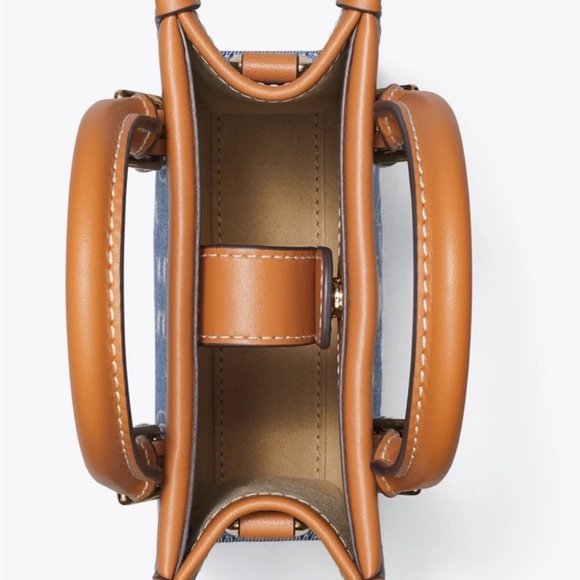 T MONOGRAM DENIM MINI TOTE 
New with tag - Picture 2 of 6